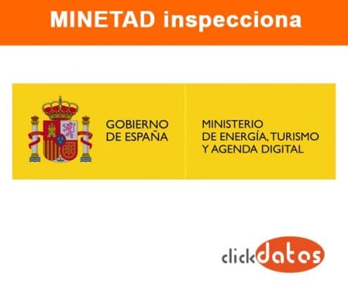 Inspección del Minetad sobre el cumplimiento de la LSSI Inspección del Minetad sobre el cumplimiento de la LSSI
